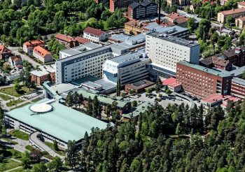 Förvaltning Falu Lasarett flygbild